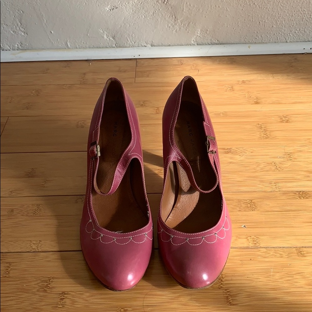 Marc Jacobs Pink Purple Maryjane Mary Jane 39.5